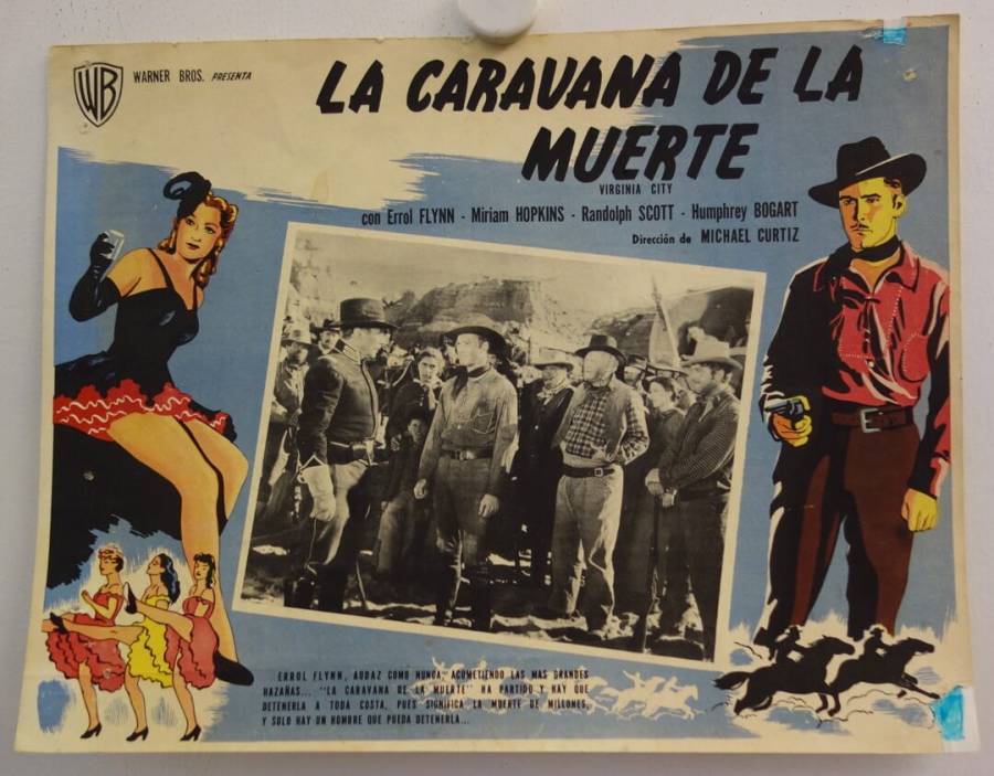 Virginia City original release mexican lobby card