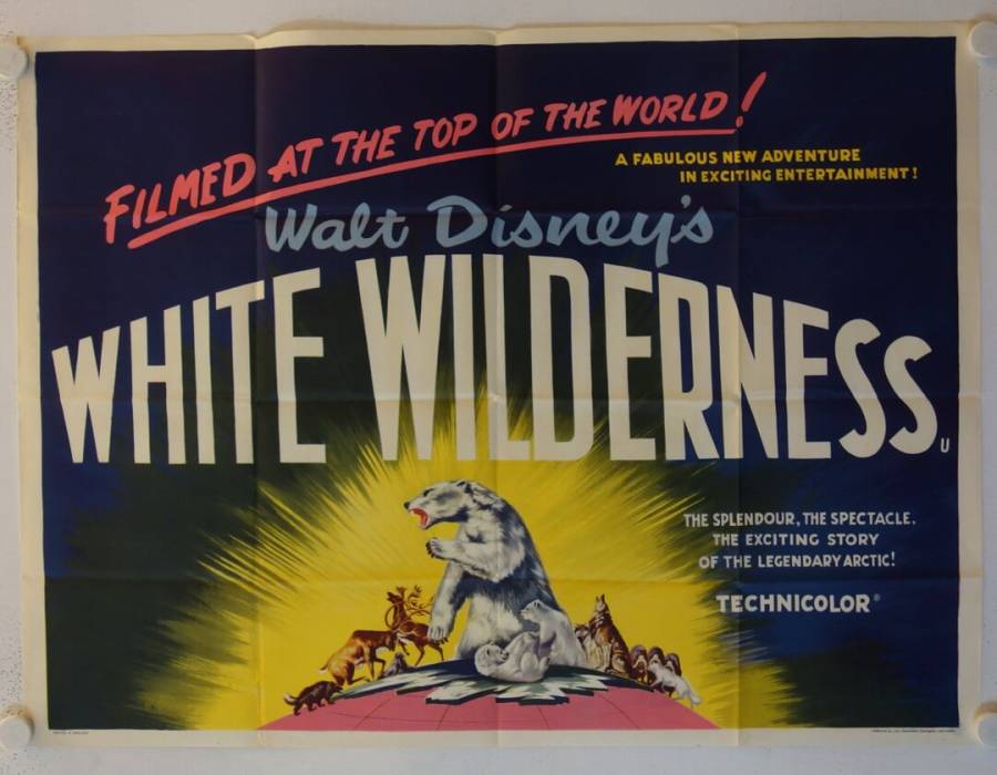 Weisse Wildnis originales British Quad Filmplakat