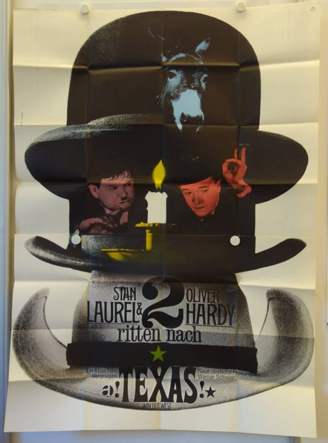 Zwei ritten nach Texas originales deutsches A00-Filmplakat