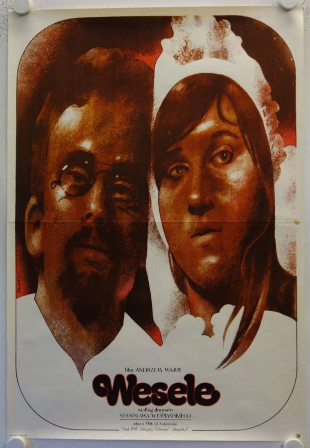 Die Hochzeit originales polnisches Filmplakat