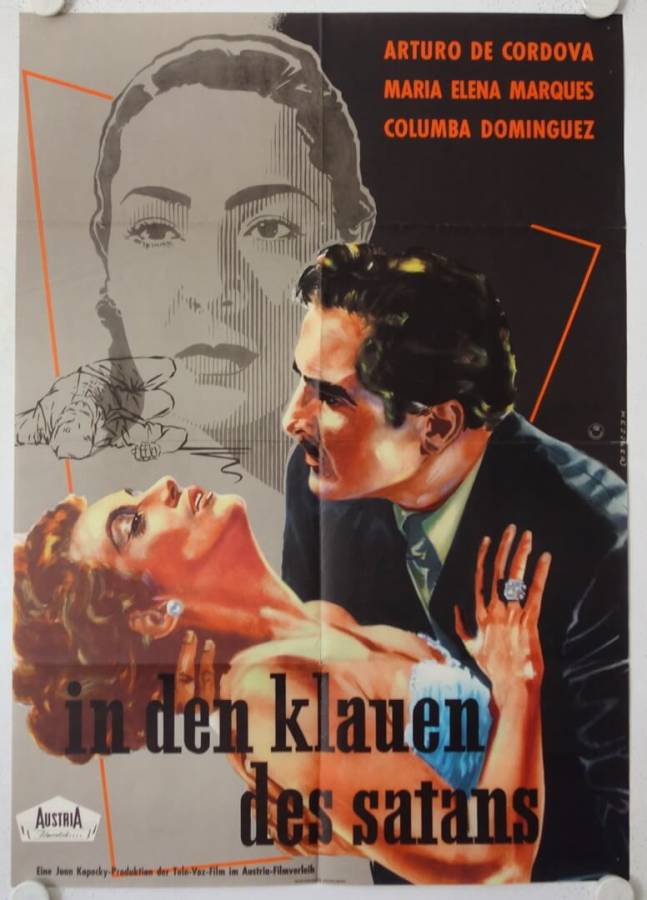 In den Klauen des Satans originales deutsches Filmplakat