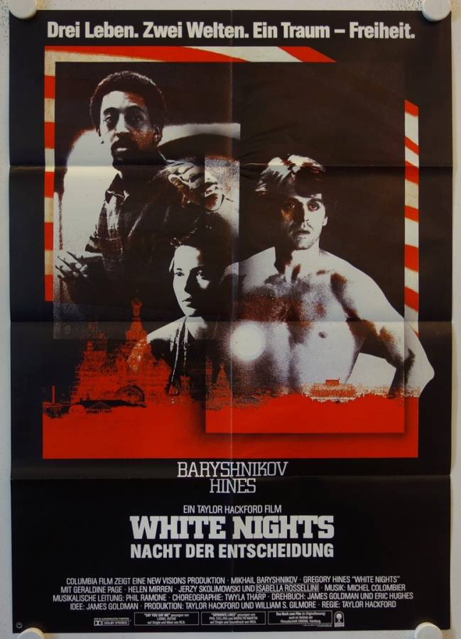 White Nights - Nacht der Entscheidung originales deutsches Filmplakat