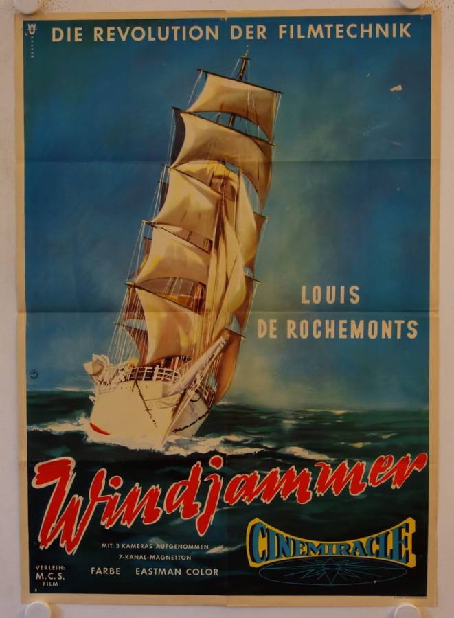 Windjammer original release german movie poster