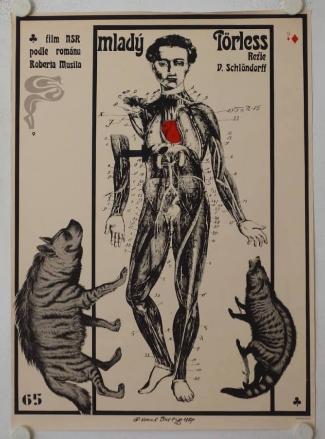 Der junge Törless originales Filmplakat aus Tschechien