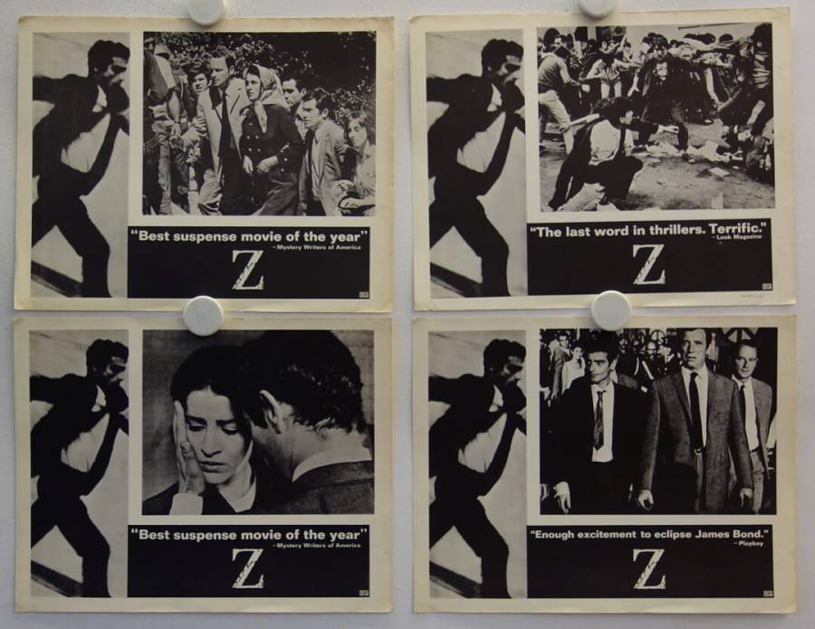 Z - Anatomie eines politischen Mordes originales US Lobby Card Set