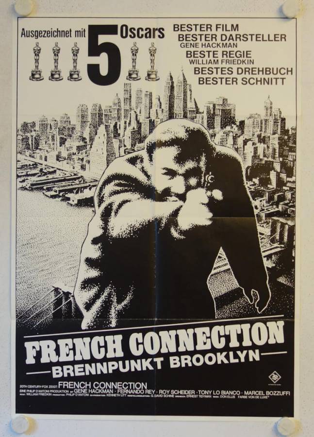 The French Connection original release german movie poster